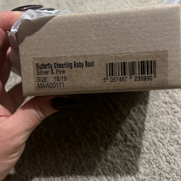 Sophie Webster mini butterfly shearling baby boot size 18/19 - Picture 11 of 11